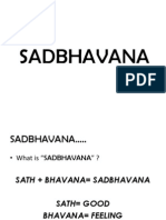 Sadbhavana