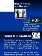 Negotiation Is Not A Competitive Sport