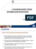 Creating Dashboards Using Dashboard Manager: - Sandeep Kumar Jaina