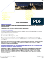 Basel II Operational Risk