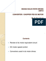 Ee2352 Solid State Drives Unit-Ii Converter / Chopper Fed DC Motor Mr. R. Essaki Raj Senior Lecturer