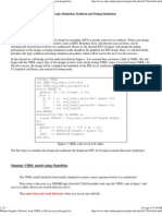 Mentor Graphics Tutorial - From VHDL To Silicon Layout Design Flow