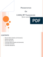 P O 2.4GH RFT : Resentation N Z Ransceiver