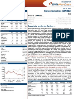 Sintex Industries (SININD) : Growth To Moderate Further