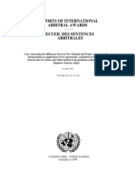 Case Concerning The Difference Between New Zealand and France Which Related To The Problems Arising From The Rainbow Warrior Affair 30 April 1990