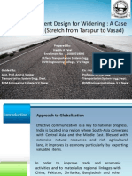 Flexible Pavement Design For Widening: A Case Study of SH-8 (Stretch From Tarapur To Vasad)