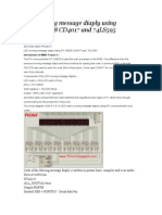 LED Moving Message Diaply Using PIC16f628 CD4017 and 74LS595