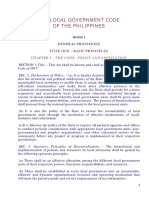 The Local Government Code of The Philippines Ra 7160