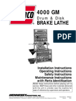 Ammco 4000gm Operation Manual