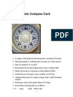 The Magnetic Compass Card