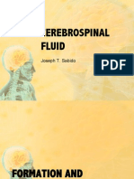 CLMC 1 Lecture: Cerebro Spinal Fluid 