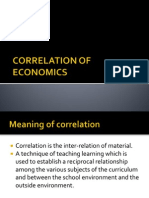 5) Correlation of Economics