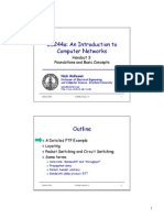 CS244a: An Introduction To Computer Networks: Handout 3: Foundations and Basic Concepts