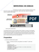 Root Disk Mirroring On Debian Linux