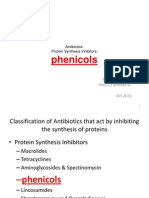 10 Antibiotics Protein Synthesis Inhibitors Phenicols