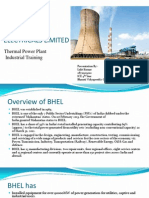 Bharat Heavy Electricals Limited: Thermal Power Plant Industrial Training