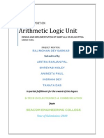 Arithmetic Logic Unit: Project Report On