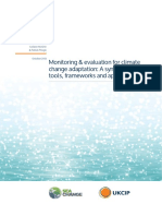 Monitoring and Evaluation For Climate Change Adaptation: A Synthesis of Tools, Frameworks and Approaches