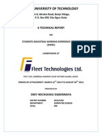 IT Project Report Sample Template