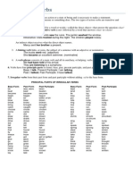 Handout On Verbs