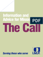 Information and Advice For Missionaries: The Call