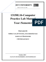 Computer Practice Lab Manual