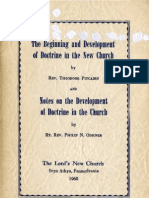 Theodore Pitcairn & Philip N Odhner DEVELOPMENT OF DOCTRINE TheLord'sNewChurch BrynAthyn 1968