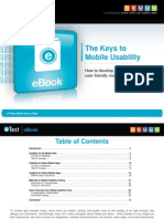 The Keys To Mobile Usability: How To Develop, Test and Launch User-Friendly Mobile Apps & Sites