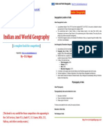 Indian and World Geography PDF