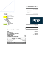 Discounted Cash Flows at WACC