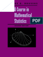 Roussas G A Course in Mathematical Statistics