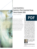 Local Anesthesia Drugs CDA 2006 Malamed