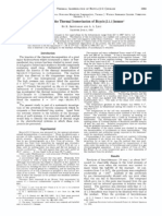 Kinetics of The Thermal Isomerization Bicyclo) Hexane1