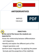 Lesson 1 AntiDerivatives