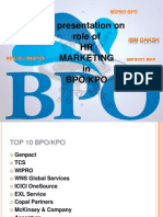 A Presentation On Role of HR Marketing in Bpo/Kpo