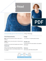 February Fitted Pullover PDF