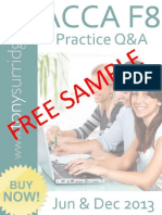 2013 Paper F8 QandA Sample Download v1 PDF