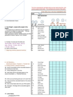 Bar BEVERAGE INV RECON SHEET