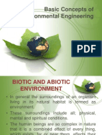 Basic Concepts of Environmental Engineering