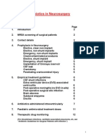 Antibiotics in Neurosurgery