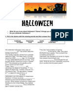 Halloween Worksheet For Young Learners