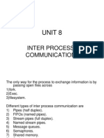 Unit 8: Inter Process Communication