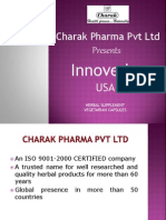 Charak Introduces - Innoveda Range of Products For USA