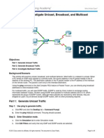 8.1.3.8 Packet Tracer - Investigate Unicast, Broadcast, and Multicast Traffic Instructions