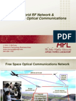 Hybrid RF Network and Free Space Optical Communications