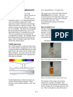 Chapter 11 Spectrophotometry: Beer-Lambert Law