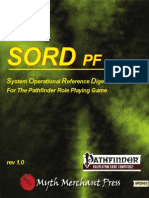 SORD Pathfinder - System Operational Reference Digest