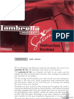 Lambretta X150 Special Manual Instruction Booklet