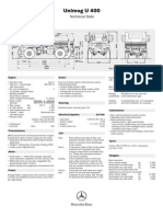 Unimog U 400: Technical Data