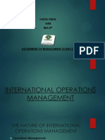 International Operations Management